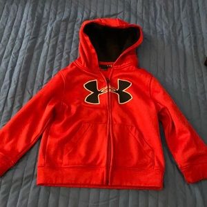 Boy 4t under armor light zip up jacket